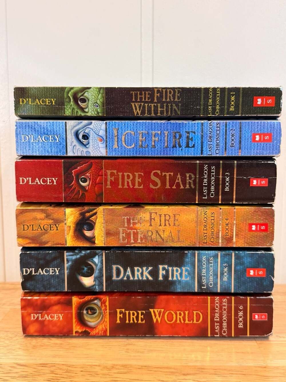 The Last Dragon Chronicles Series Lot of 6 Books 1-6 by Chris D'Lacey